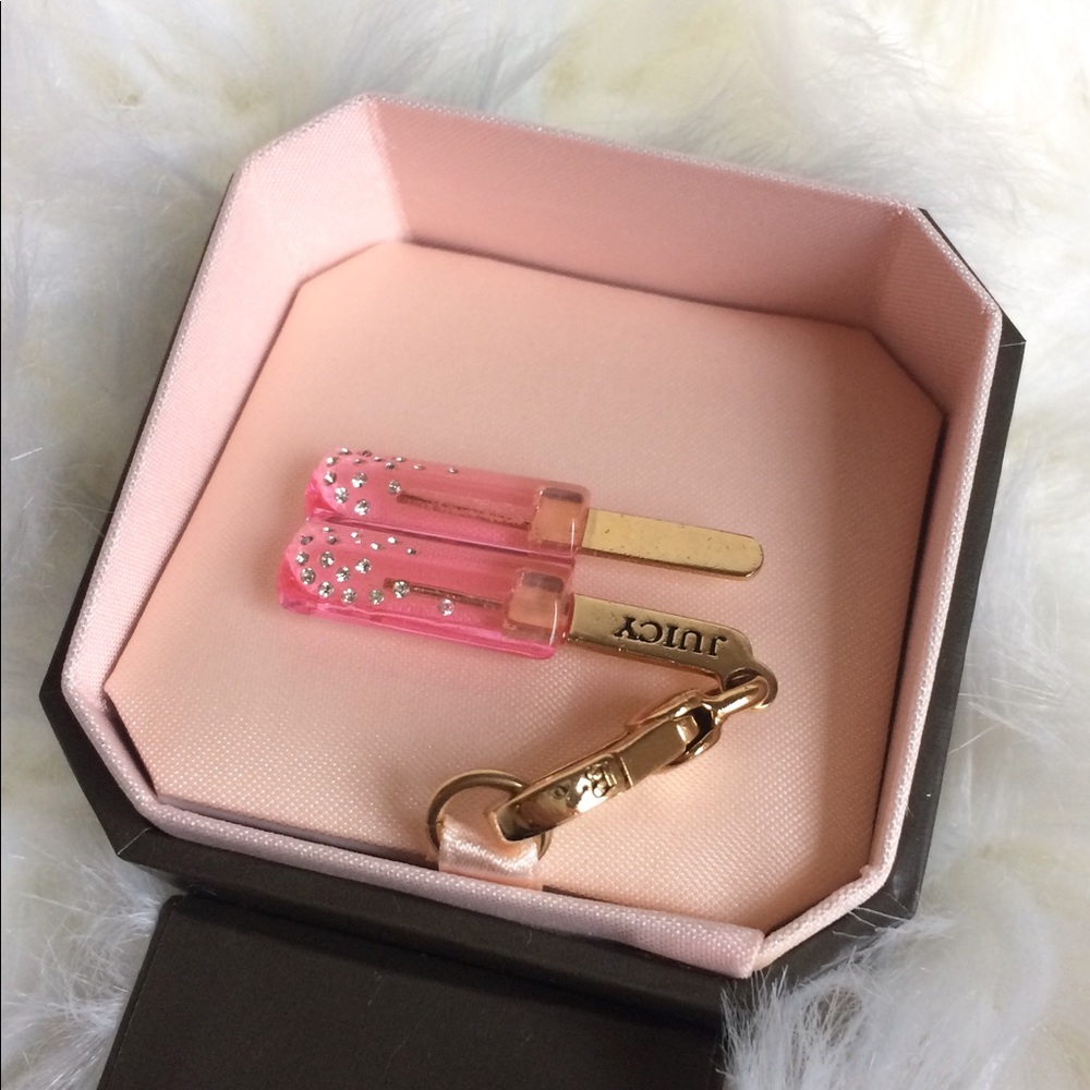 Juicy Couture Pink Double Popsicle Charm